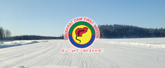 Flag for Muskrat Dam First Nation.